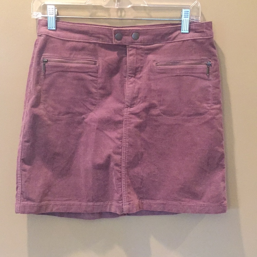Purple Denim Skirt